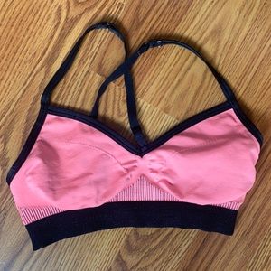 Lululemon Sports bra coral pink